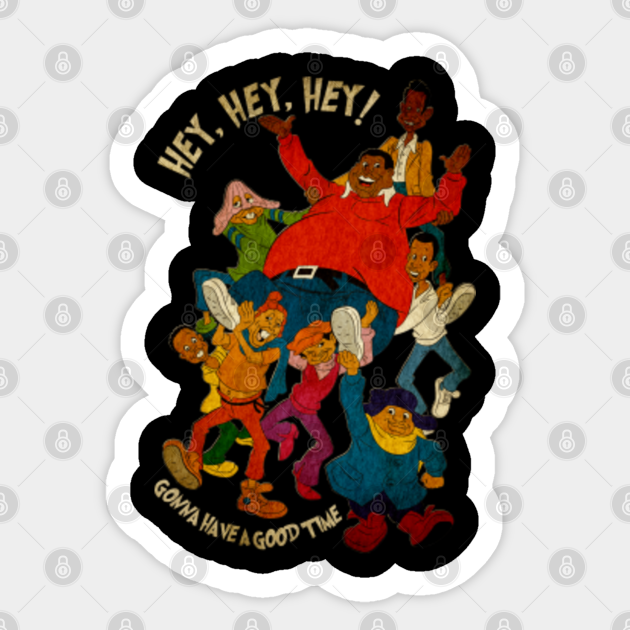 Fat albert hey hey hey fat albert sticker teepublic